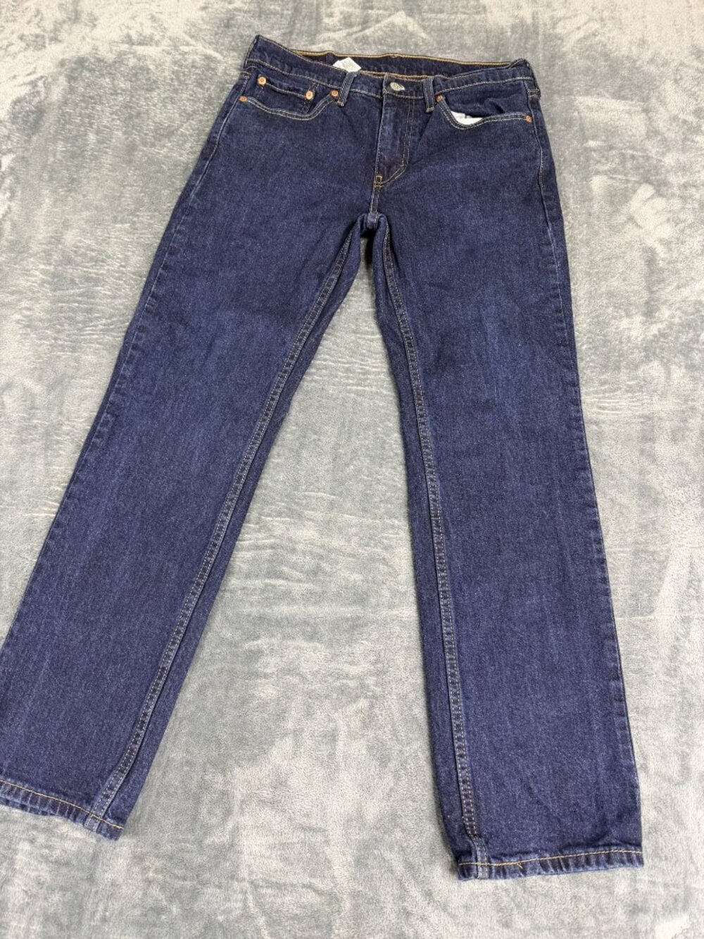 Levi's 514 Mens Straight Fit Dark Wash Jeans 32x30